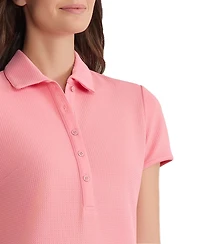 Jones New York Women's Karolina Pleated Collared Short Dress