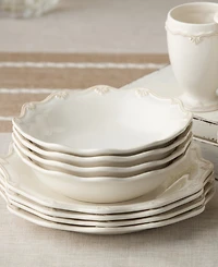 Certified International Heritage Scroll Soup Bowls, Set of 4, Service For 4