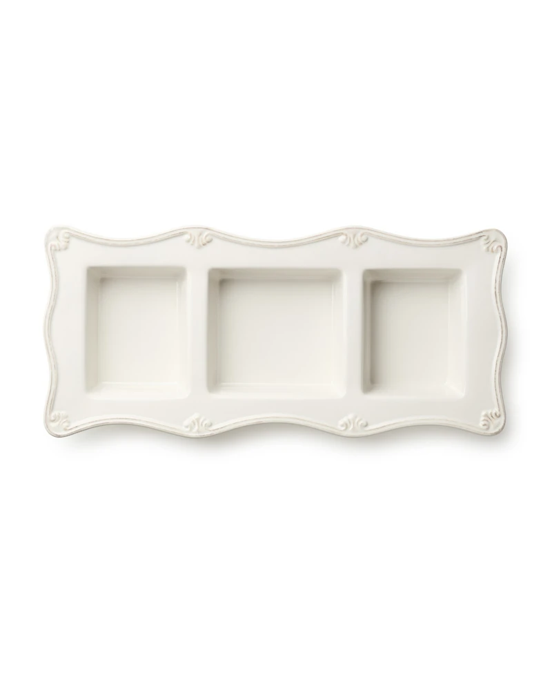Certified International Heritage 3-Section Relish Tray