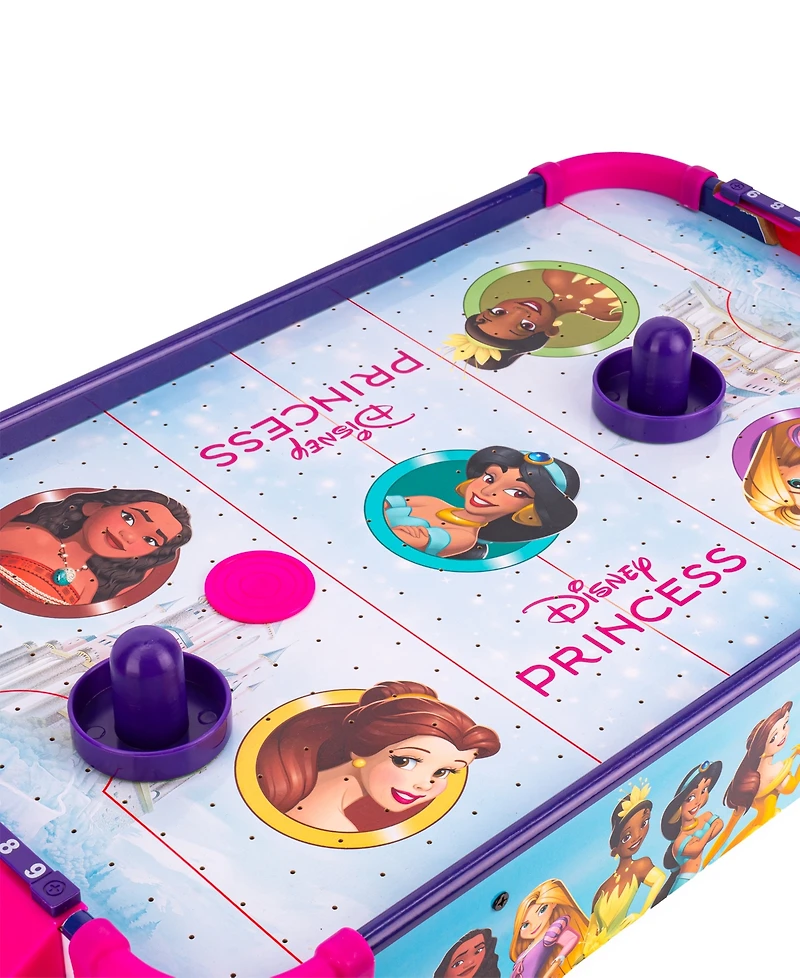 World Tech Toys Disney Princess Electronic Tabletop Air Hockey Wood