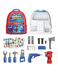 World Tech Toys Spidey and His Amazing Friends Handyman Backpack Tool Set, 18-Piece