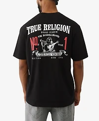 True Religion Men's Short-Sleeve Horseshoe Logo T-Shirt