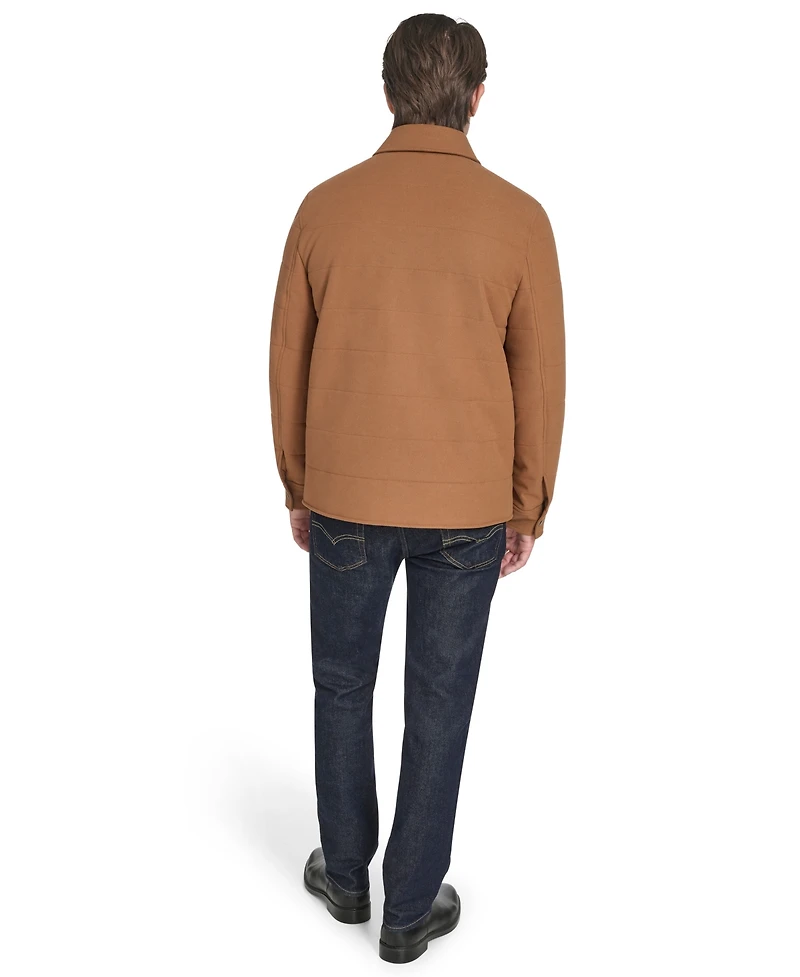 Cole Haan Men's Stretch Twill Shirt Jacket