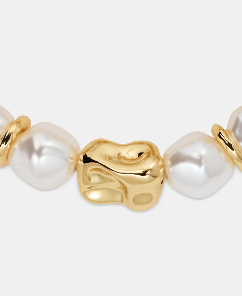 Style & Co Imitation Pearl Stretch Bracelet, Macy's Exclusive