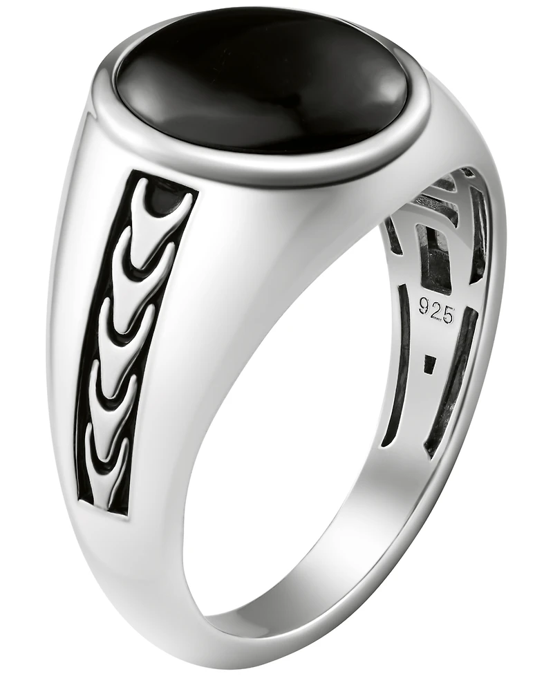 Bulova Men's Sterling Silver Statement Ring