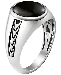 Bulova Men's Sterling Silver Statement Ring