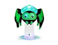 Mondawe 6 ft Halloween Inflatable Spider with 3 Color Rotating Light