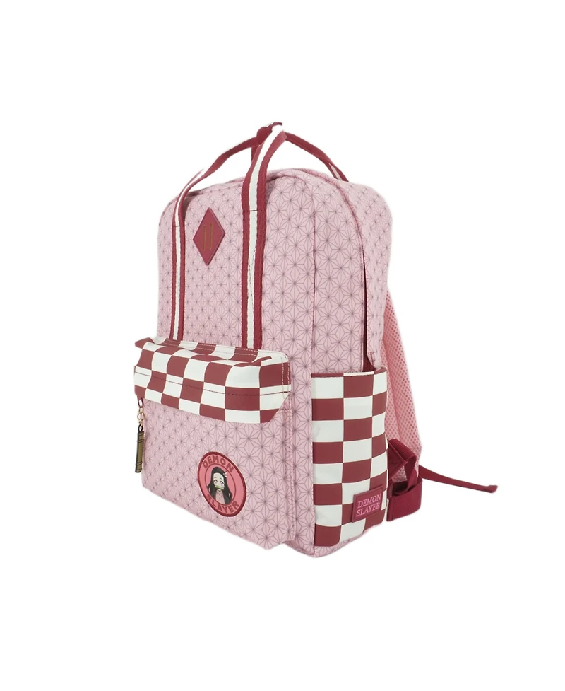 Demon Slayer Logo Cotton Canvas Women's Pink Mini Backpack