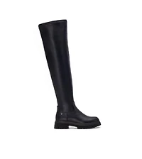Xti Women's Stretchy Tall Boots – Flexible Fit, Sleek Design, Knee-High Fashion Footwear