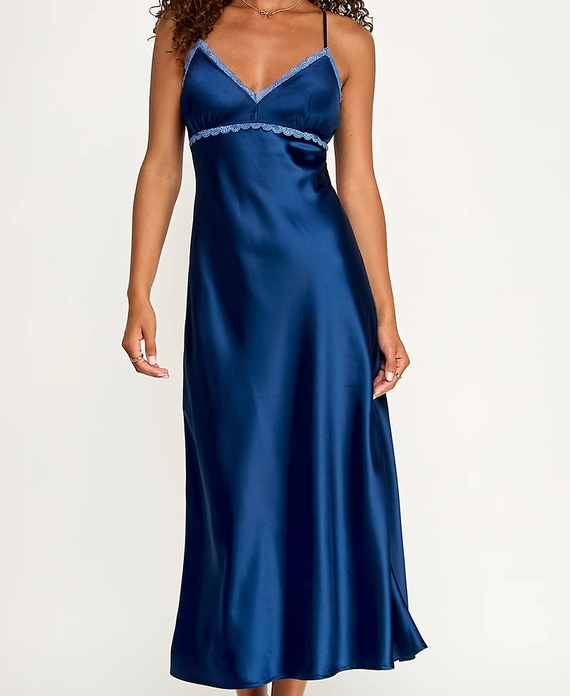 Katia Rae Juniors' V-Neck Pull-On Midi Dress