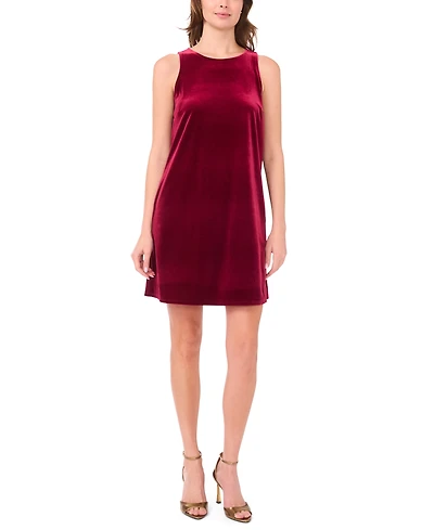 Msk Women's Crewneck Keyhole Back Dress