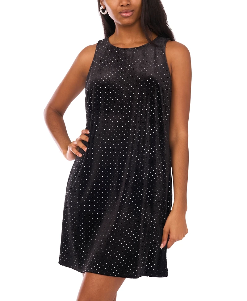 Msk Women's Sleeveless Keyhole Back Dress