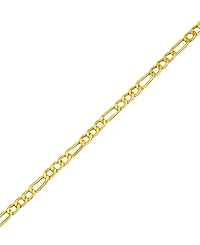 Macy's Figaro Link Bracelet in 18k Yellow Gold