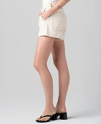 Blank Nyc Women's High-Rise Zipper Fly Shorts