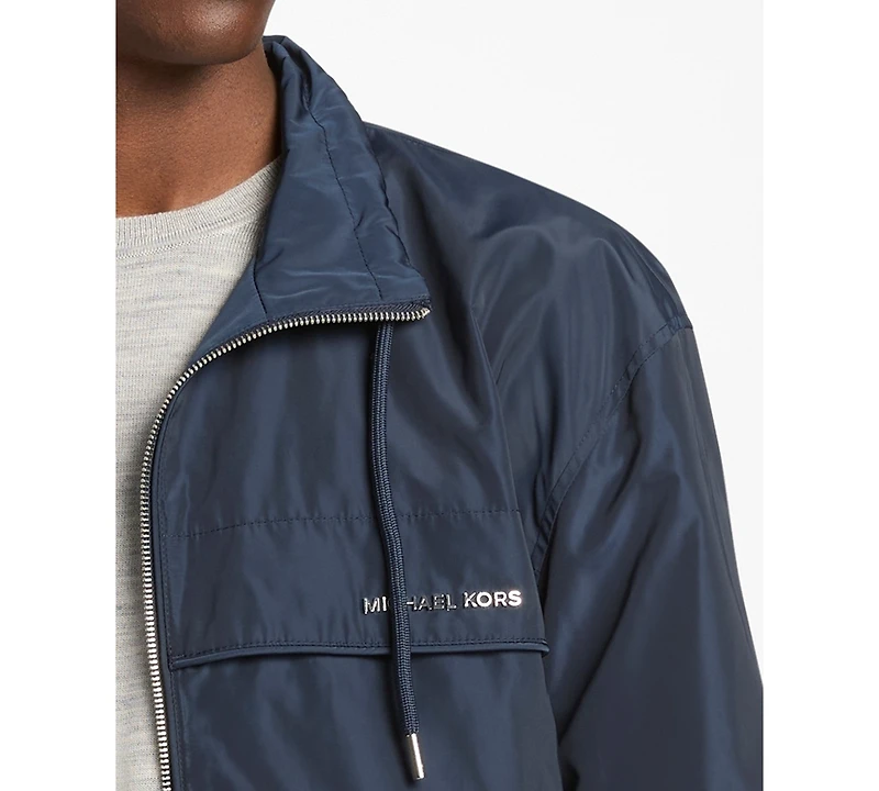 Michael Kors Men's Windbreaker Long-Sleeve Jacket