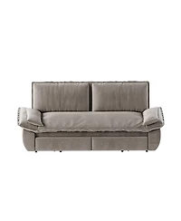 Streamdale Furniture 73.2" Queen Pull Out Sofa Bed, 3-in-1 Convertible Sleeper Sofa, Grey