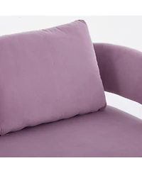 Streamdale Furniture Streamdale Modern decorative chair with gold legs for living room, office, reception