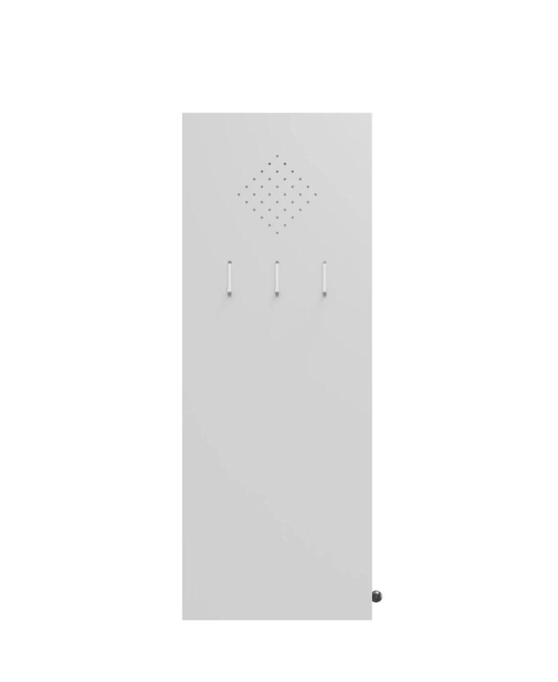 Streamdale Furniture Streamdale 61" White Metal Kitchen Pantry Cabinet with 4 Adjustable Shelves