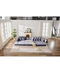 Streamdale Convertible Floor Sofa Bed, Foldable Mattress Cloud Couch for Space Saving