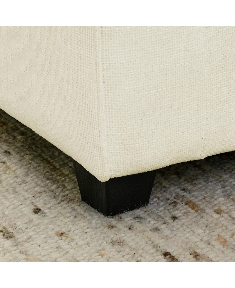 Streamdale Furniture Streamdale Comfy Cloud 4-Seat Chenille Sofa Sleeper with Ottomans & Pillows (Beige