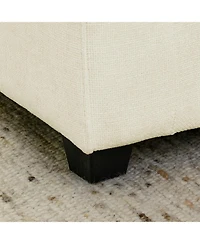 Streamdale Furniture Streamdale Comfy Cloud 4-Seat Chenille Sofa Sleeper with Ottomans & Pillows (Beige