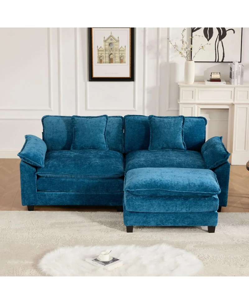 Streamdale Furniture Streamdale Cloud Couch: Ultimate Comfort Chenille Sofa with Ergonomic Support