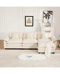 Streamdale Cloud Couch: Flexible, Modular Chenille Sofa for Ultimate Comfort