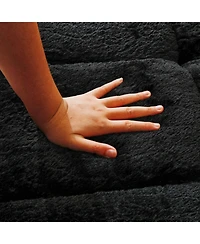 Streamdale Modern Boneless Couch with Two Throw Pillows, Checkered Fabric Sofa