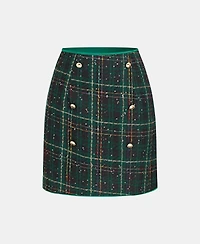 Cupshe Women's Encore Plaid Mini Skirt