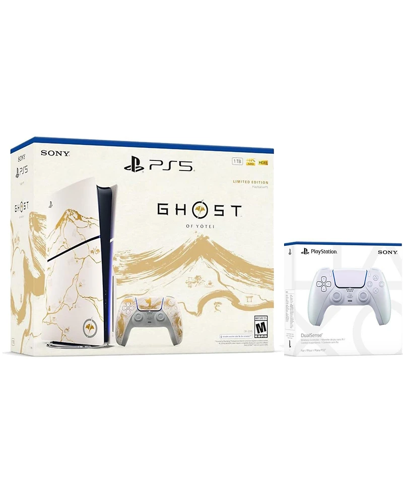 Sony PlayStation 5 Ghost of Yotei Disc Bundle + Extra Controller