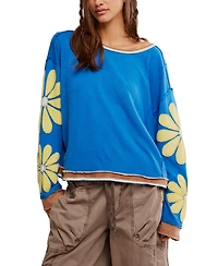 Free People Women's You're A Star Cotton Sweatshirt