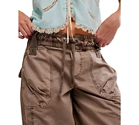 Free People Women's Onset Mid-Rise Parachute Pants