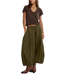 Free People Women's Moonflower Solid Balloon Pants