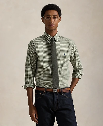 Polo Ralph Lauren Men's Classic-Fit Gingham Stretch Poplin Shirt