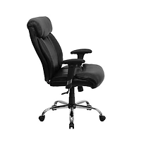 Emma+Oliver 400 lb. Big & Tall High Back Full Headrest Ergonomic Office Chair with Arms