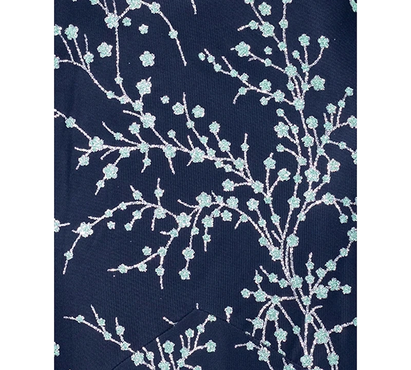 Blondie Nites Juniors' Caviar Glitter Fit and Flare Ball Gown