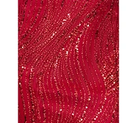 Blondie Nites Juniors' Embellished Sleeveless Ball Gown