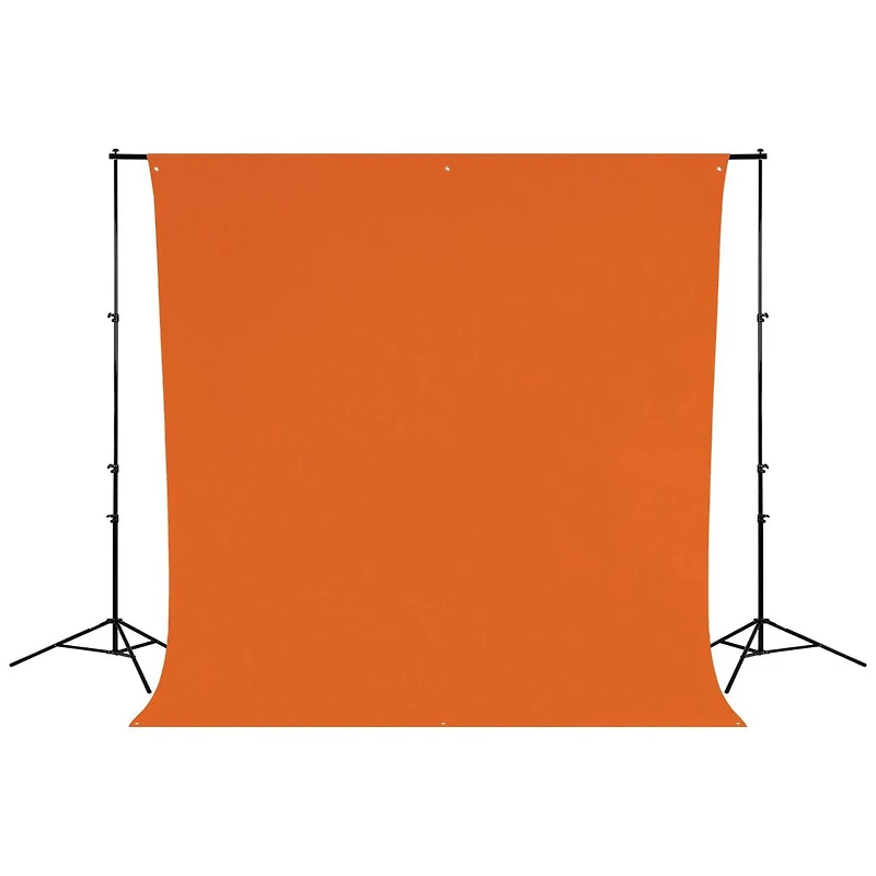 Westcott 9x10' Wrinkle-Resistant Backdrop, Tiger Orange