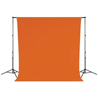 Westcott 9x10' Wrinkle-Resistant Backdrop, Tiger Orange