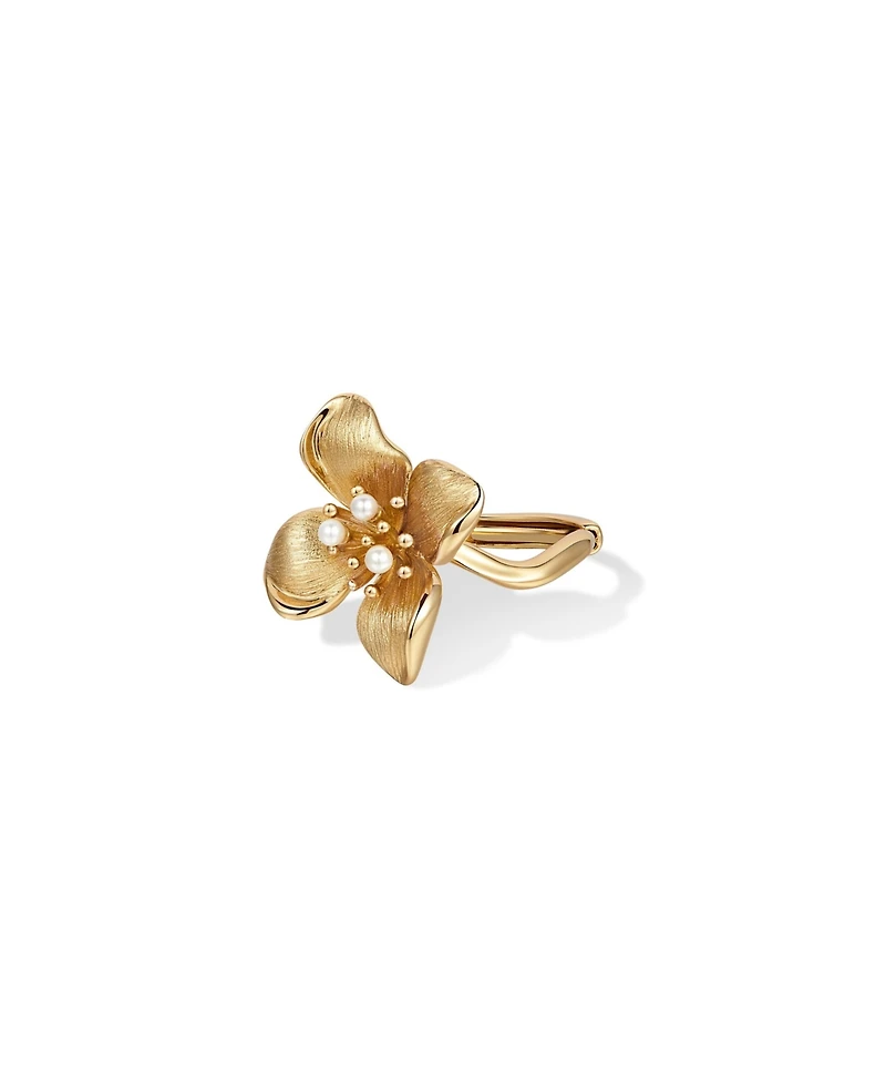 Retro Chic Large Blossom Ring