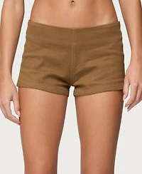 Edikted Women's Dinah Denim Micro Shorts