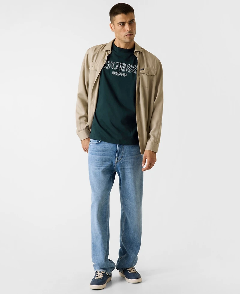 Guess Men's Embroidered Logo T-Shirt