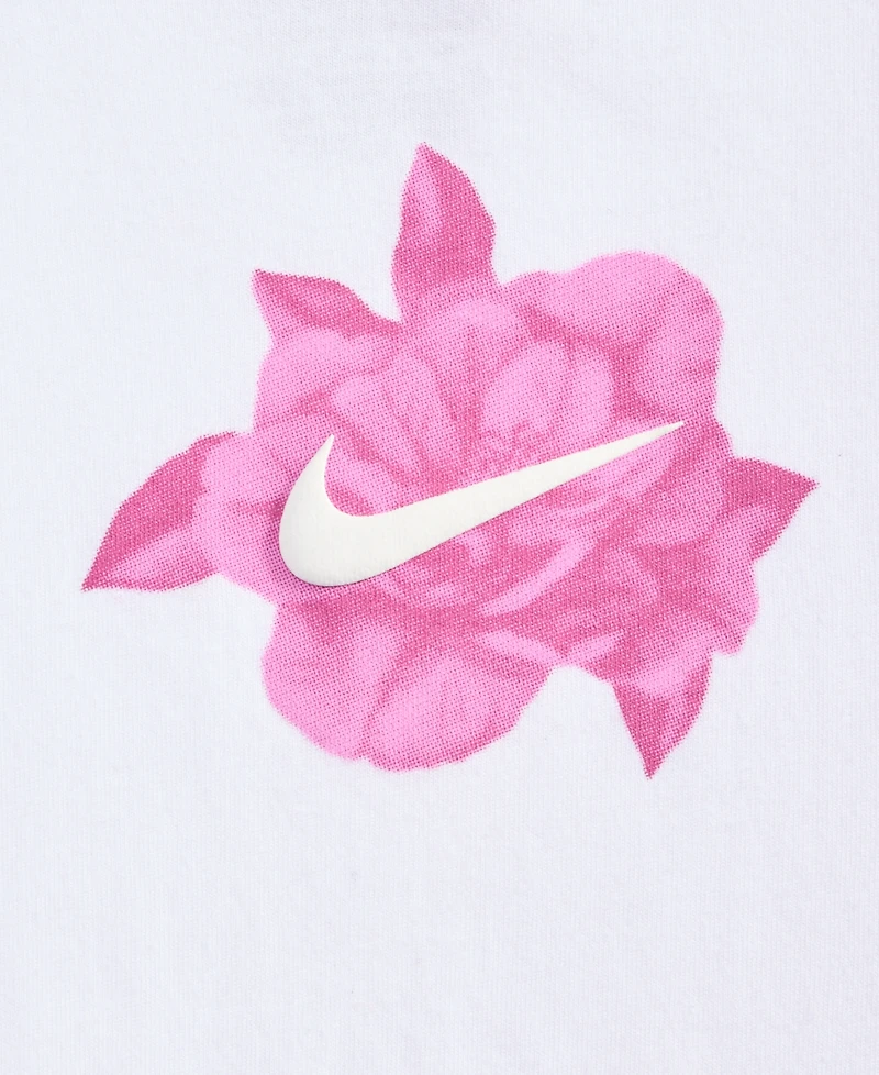 Nike Girls' 4-6X Boxy Crewneck T-Shirt and Scooter Shorts, 2-Piece Set