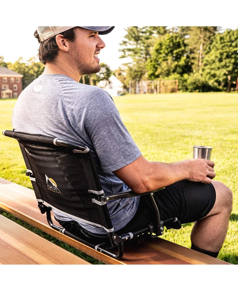 Gci Big Comfort Stadium Chair With Armrests