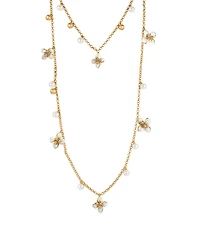 Retro Chic Iris Blossom Necklace