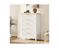 Gaomon Fluted Dresser for Bedroom with 5 Drawers
