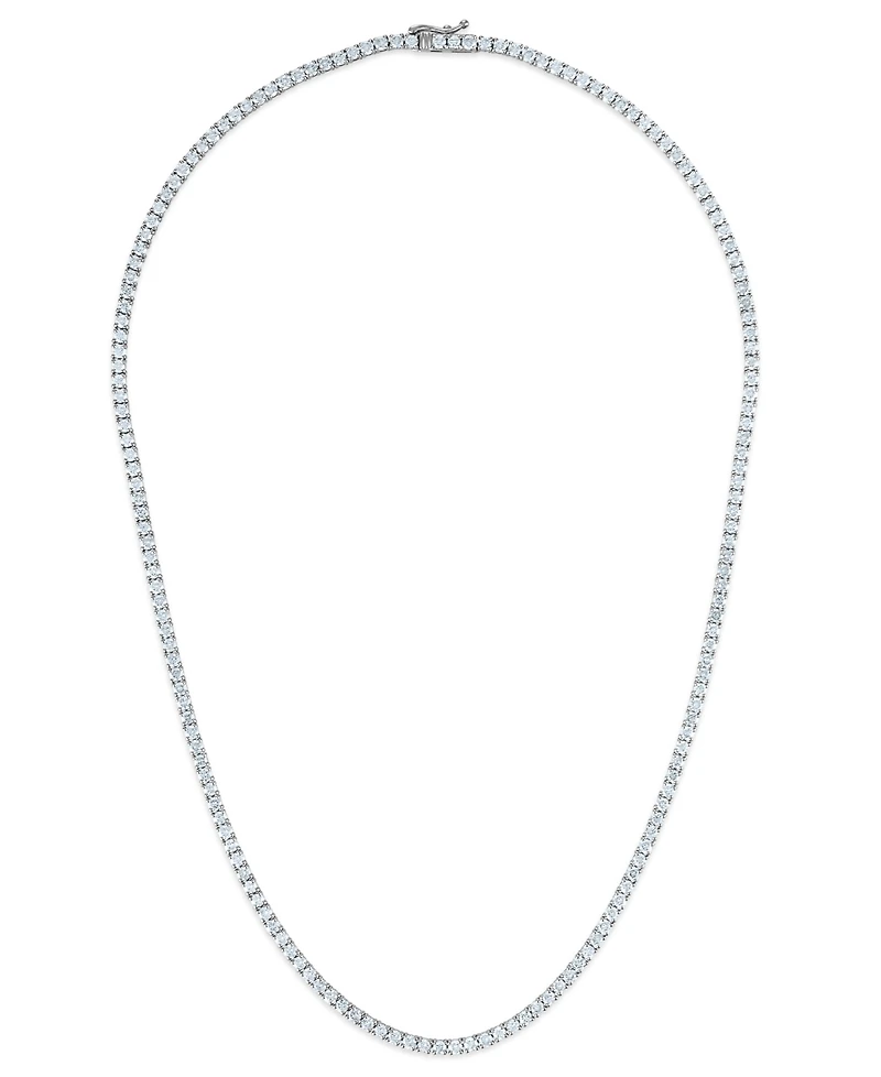 Macy's Diamond Tennis Necklace (8 ct. t.w.) in 14k White Gold