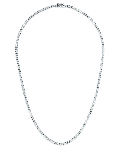 Macy's Diamond Tennis Necklace (8 ct. t.w.) in 14k White Gold
