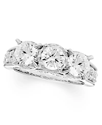 Macy's Diamond 3-Stone Ring (3 ct. t.w.) in 14k White Gold