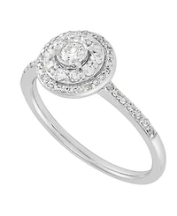 Macy's 2-Pc. Diamond Bridal Ring (1/2 ct. t.w.) in 10k White Gold